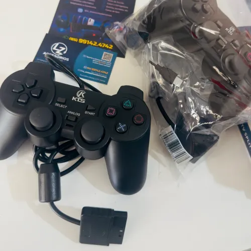 Controle com fio para Play Station 2