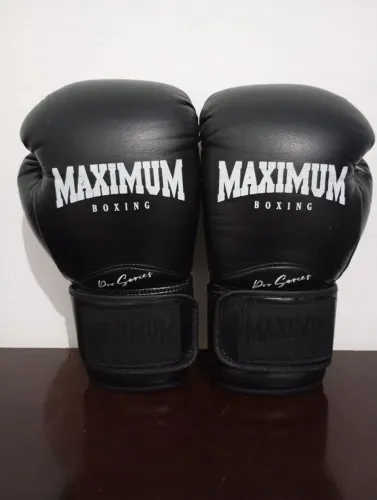 Luvas profissionais Maximum 12oz preta