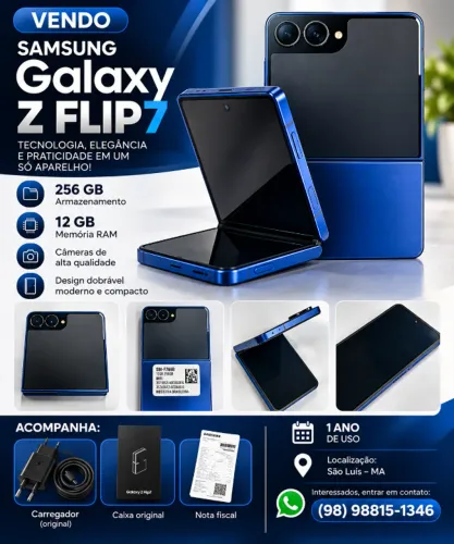 Celular galaxy Z flip7 256gb