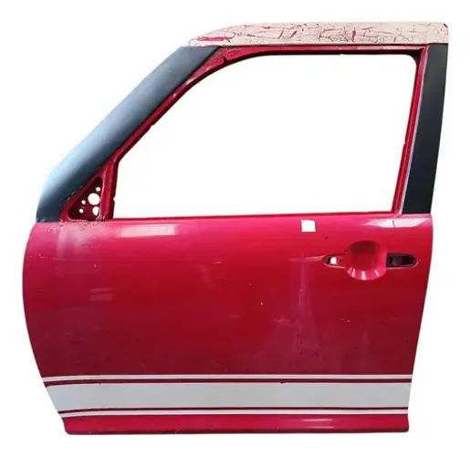 Porta Dianteira Esquerda Lifan 320 2010 A 2013 Dianteira Esquerdo Vermelho