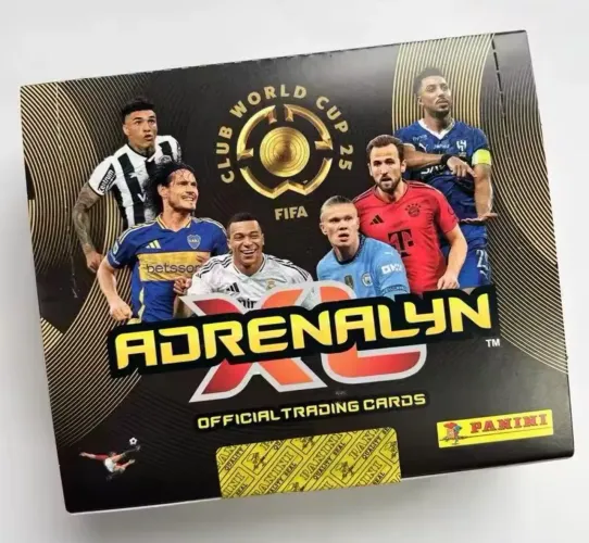 Caixa 24 envelopes lacrada Mundial de Clubes 2025 Adrenalyn XL