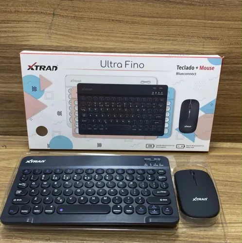 Kit teclado e mouse sem fio