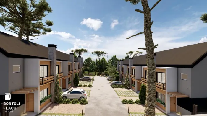 Sobrado em Condomínio - Gramado com 2 Suítes - Em Obras - Venda REF: 3722