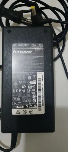 Fonte computador e outros 150w 19,5v lenovo