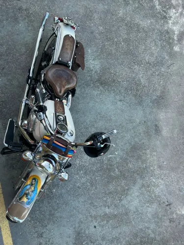 Moto Harley Davidson (Chicana Style
