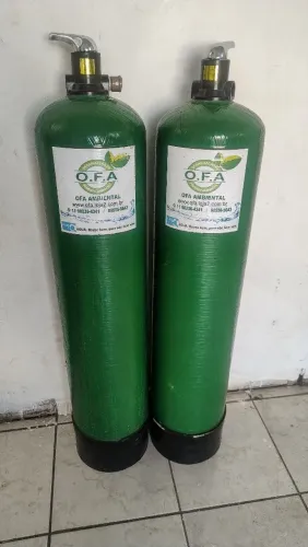 Kit 2 Filtros Centrais OFA Ambiental - Tratamento e Reuso de Água (Pouco Uso)