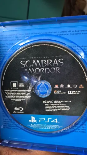 2 Jogos PS4 Usados - Sombras de Mordor + PES 2017 - Discos Perfeitos