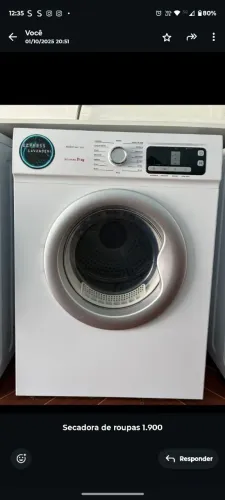 Secadora de roupas 11kg