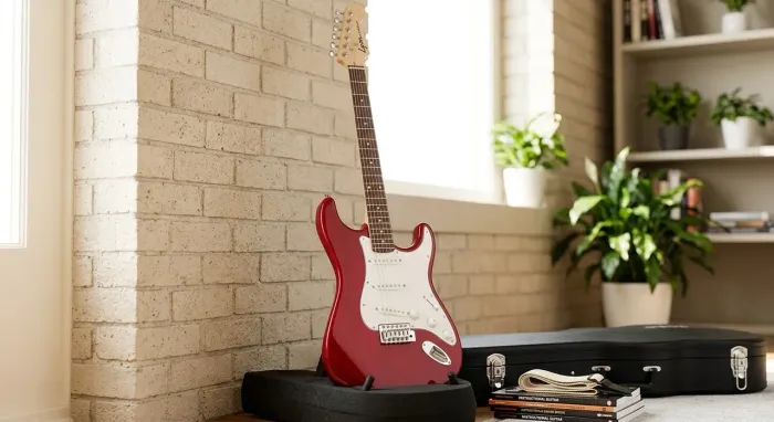Guitarra Stratocaster Lyon (Washburn) - Estado de Nova!