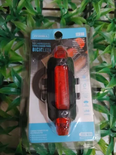 SINALIZADOR BIKE RECARREGÁVEL USB