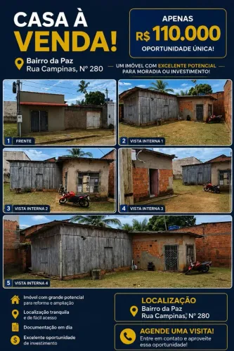 Vendo casa bem localizada