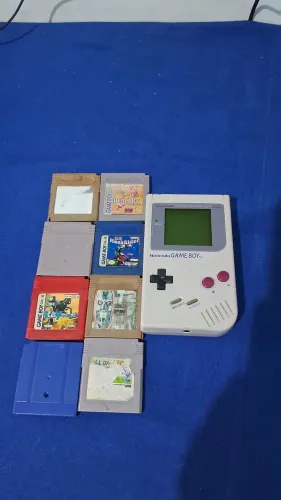 Game boy clássico + 8 jogos paralelos