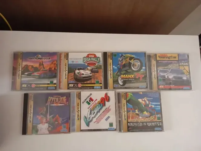 Jogos japoneses Sega Saturn