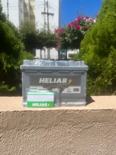 Bateria Heliar AGM Start Stop Nova Com Garantia