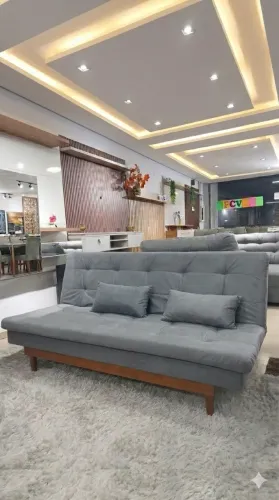 Lindo e Confortável - Sofá cama c/molas - Sofá novo de loja