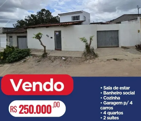 VENDE-SE CASA PRÓXIMO DO POSTO DE ZEZA