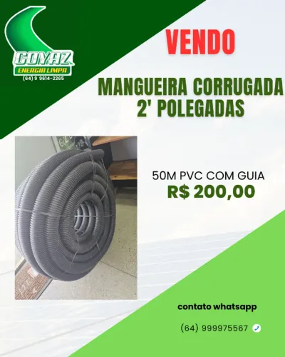Mangueira corrugada 2' POLEGADAS