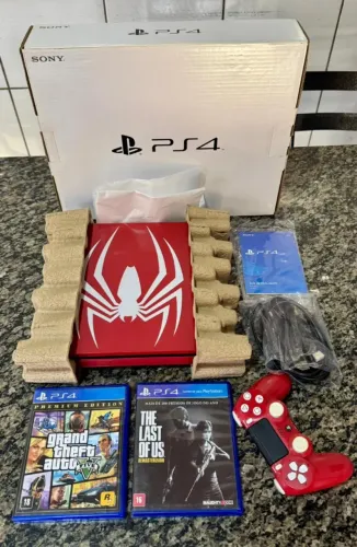 Ps4 Slim Edição Especial Homem Aranha | 1TB