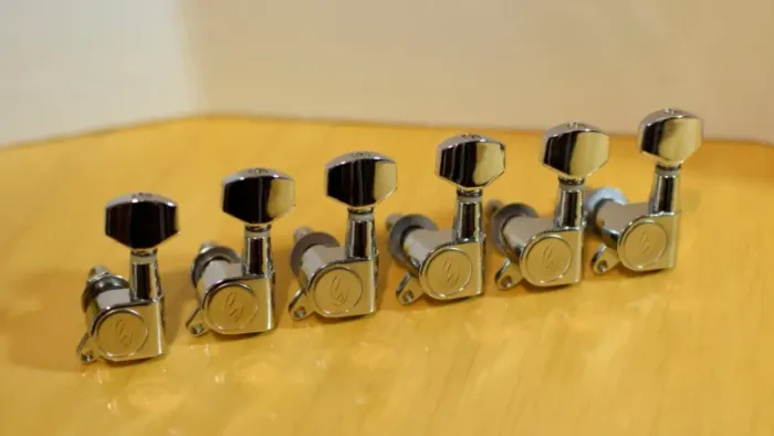 Tarraxas para guitarra canhota 6L die-cast