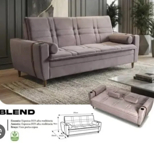 Sofá Cama Novo Pronta Entrega