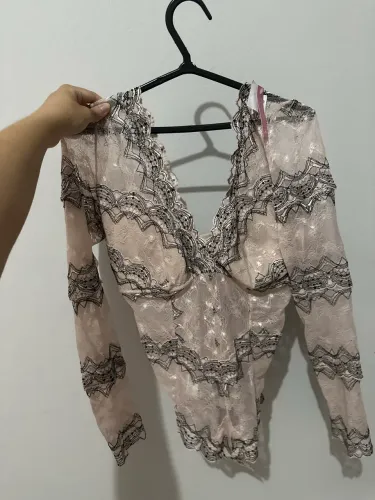 Body renda Valisere XG Novo