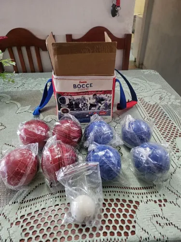 Conjunto de bolas Bocha Franklin sports! Conjunto de oito bolas, conjunto americano.