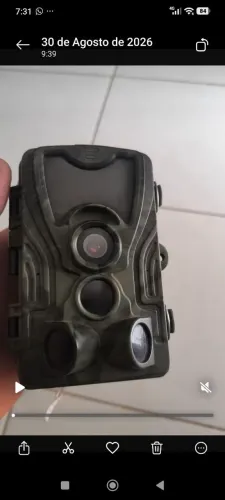 Câmera de trilha hc801a li com bateria 5000 mAh