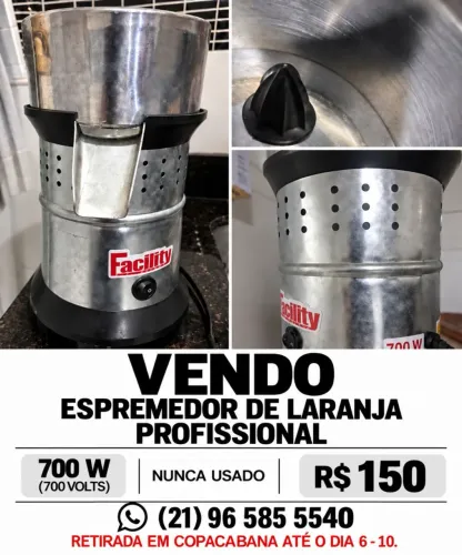 Espremedor profissional novo