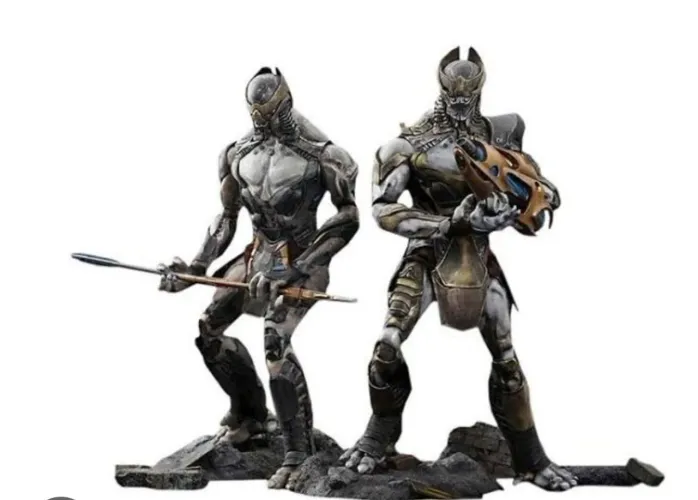Hot toys Chitauri commander e footsoldier avengers vingadores Saga infinito Loki Thanos