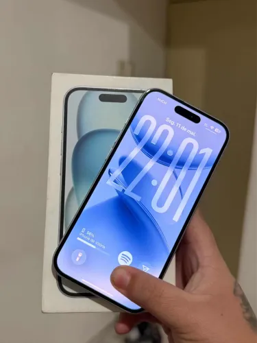 IPHONE 128GB - CAIXA E CARREGADOR 