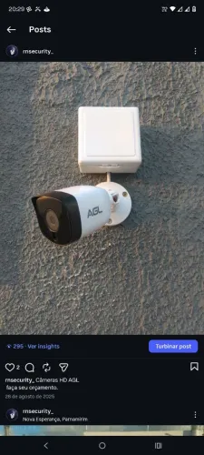 Sistema cameras de segurança analógica, IP e wi-fi