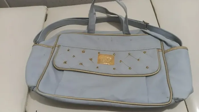 BOLSA PARA BEBÊ AZUL R$ 10,00