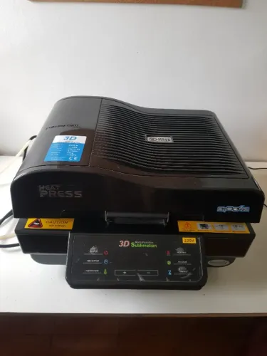 Prensa Térmica Digital 3d - Sublimação A Vácuo