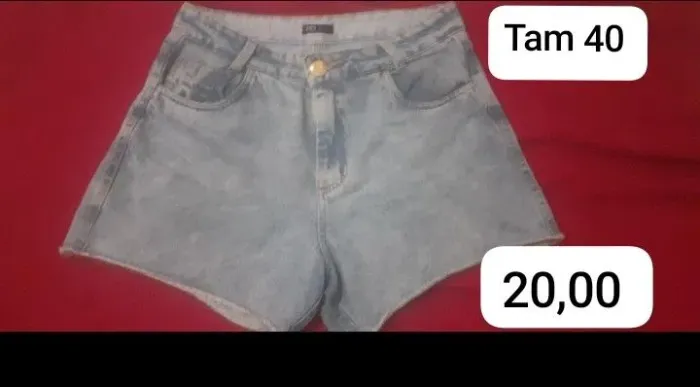 Short jeans conservado