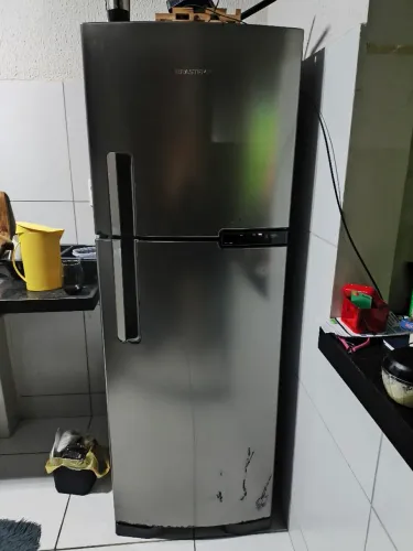 Geladeira inox brastemp