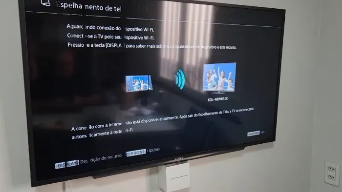 Tv usada para retirar pecas