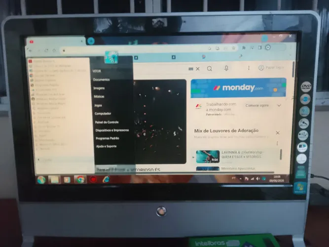 Vendo computador All-in-One AOC M92E funcionando.( R$ 550,00)