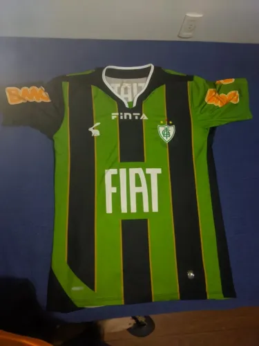 Camisa América Mineiro Finta Original 2010 Verde/Preta 