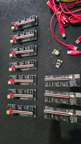 10 Placas Riser USB 3.0