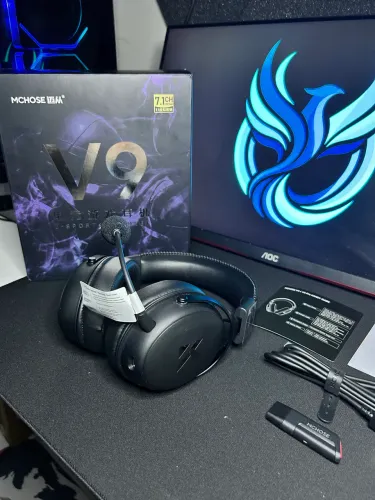 HEADSET GAMER - MCHOSE V9 PRO - NOVO