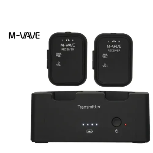 Sistema Monitor De Palco M-vave Sws12 In-ear Wp12 1tx - 2rx