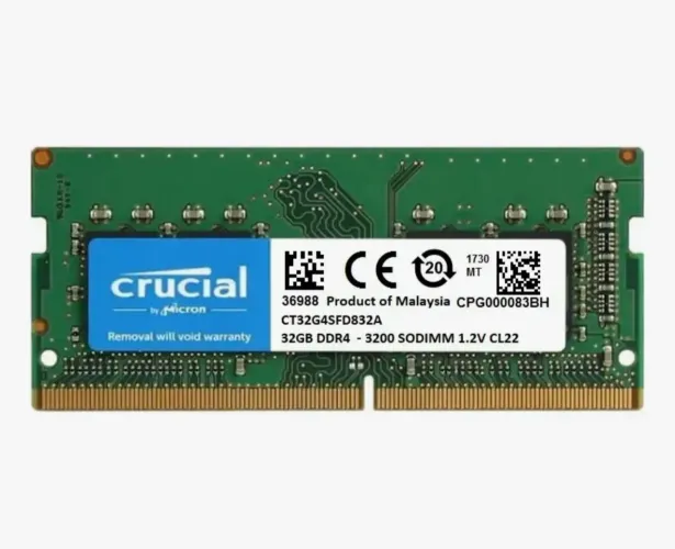 Memória RAM Crucial Notebook 32gb DDR4 3200mhz