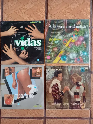 Discos antigos vinil