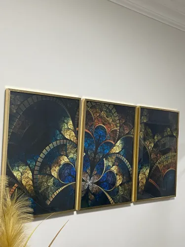 Trio de quadros decorativos 