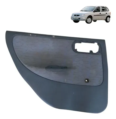 Forro Porta Traseira Lado Esquerdo Corsa 1998 2002 Cinza-escuro