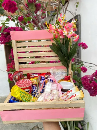 Cesta de presente premium 