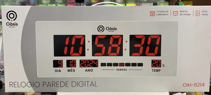 Relogio digital de parede