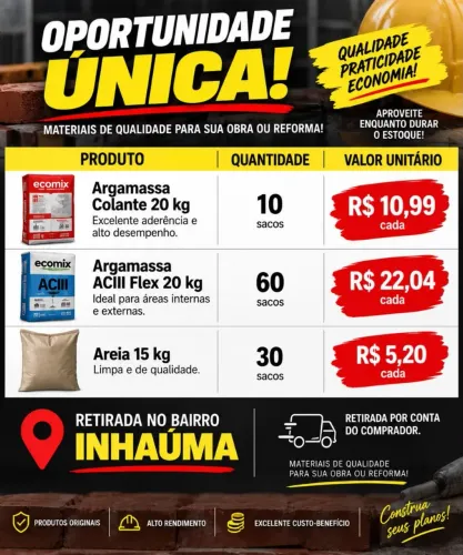 Materiais de construção