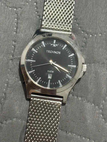Este é o Relógio Masculino Technos Prata Steel (2115LALS/0P)