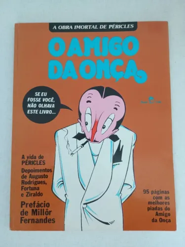 O Amigo da Onça Péricles Ed. Busca Vida Pref. Millôr Fernandes